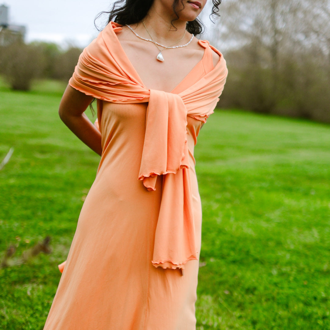 Robe d'été fluide mi-longue ISLAND