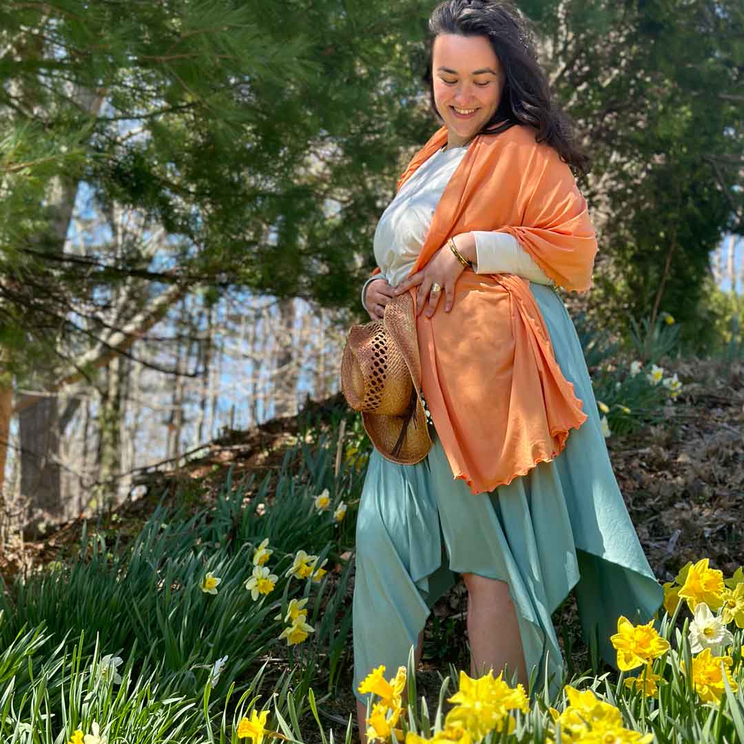 Vestido de verano midi fluido ISLAND