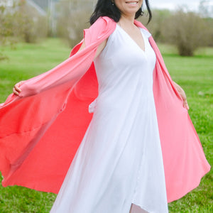 Vestido de verano midi fluido ISLAND