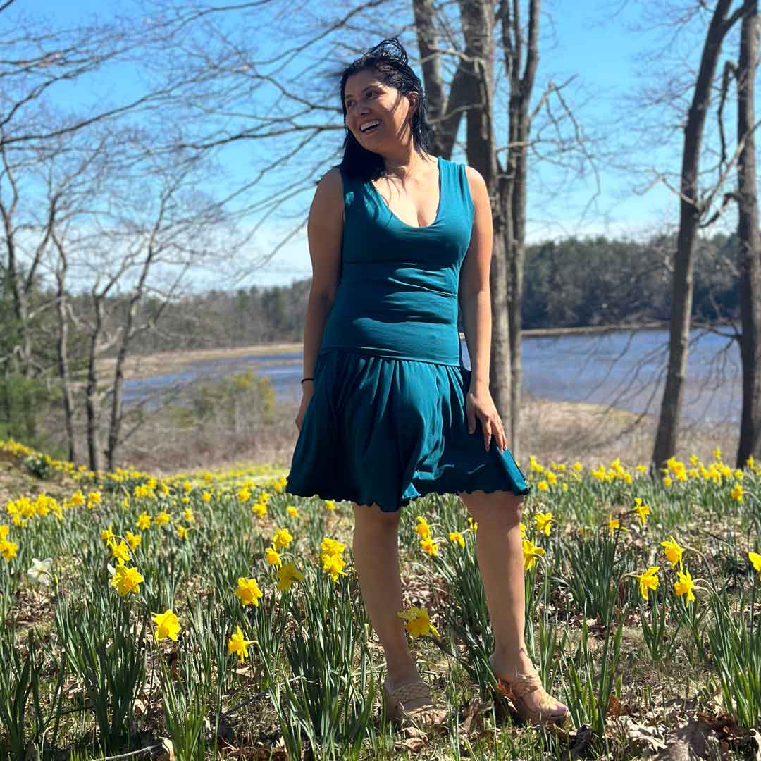 angelrox® dixie dress in tissue cove