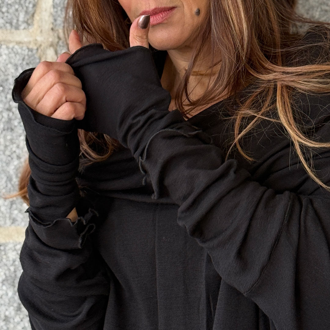 WOOL ARIA fingerless glove