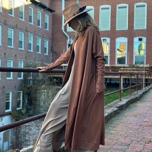 cedar bamboo duster with champagne shimmer farmer 