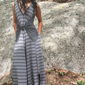 suger farmer jumpsuit in city stripe