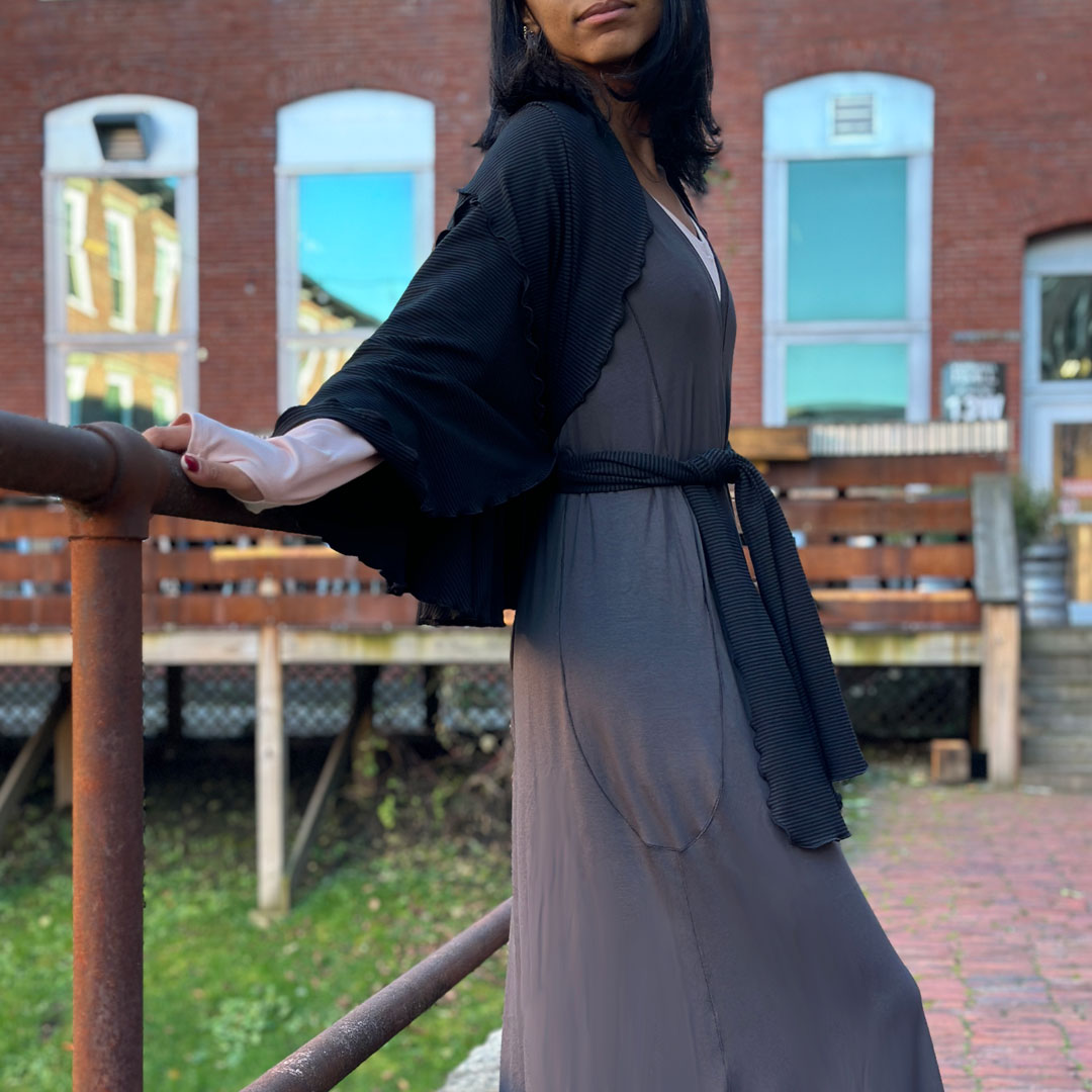 dusk farmer with subtle black girly wrap