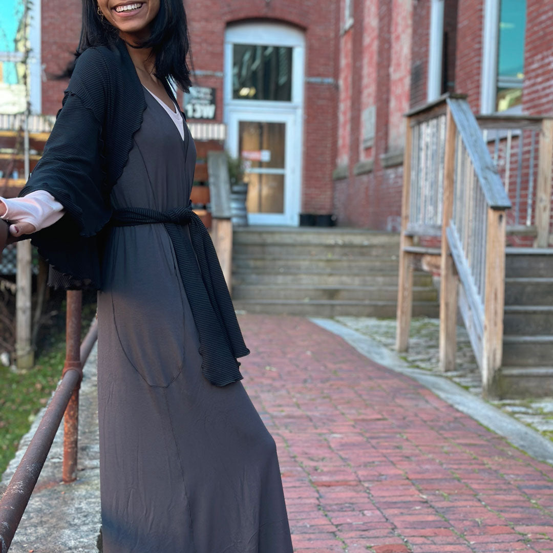 dusk farmer with subtle black girly wrap