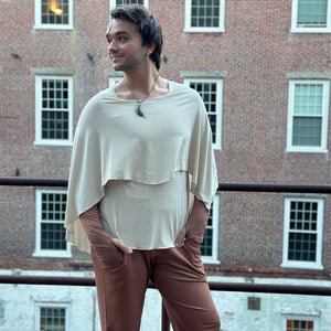 heaven shimmer mantra with cedar vneck and joggers