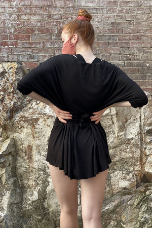 true pearl in tissue black bamboo