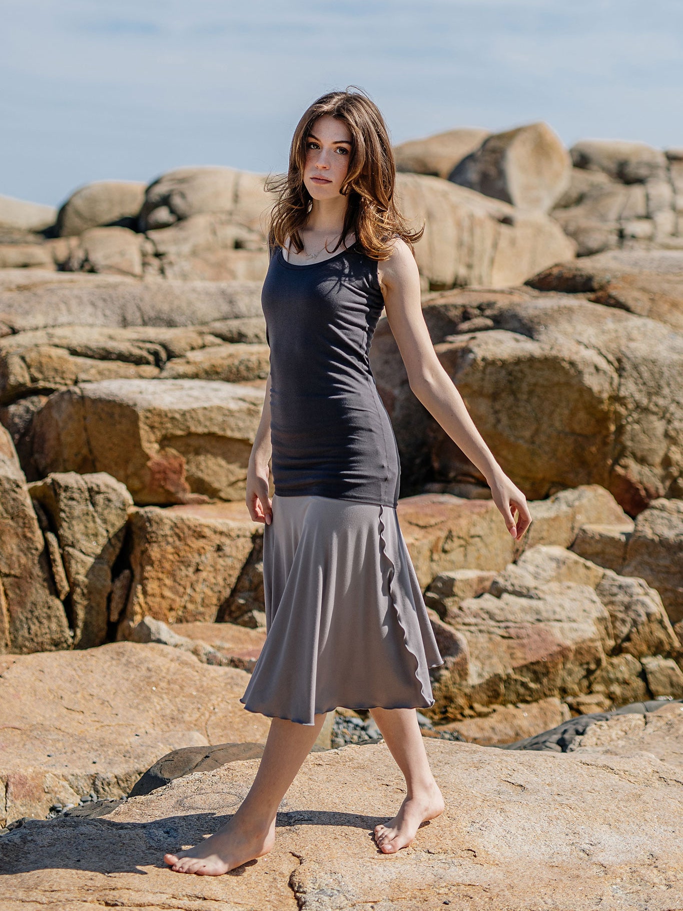 suger® core essential tank in carbon + moon lady flirt