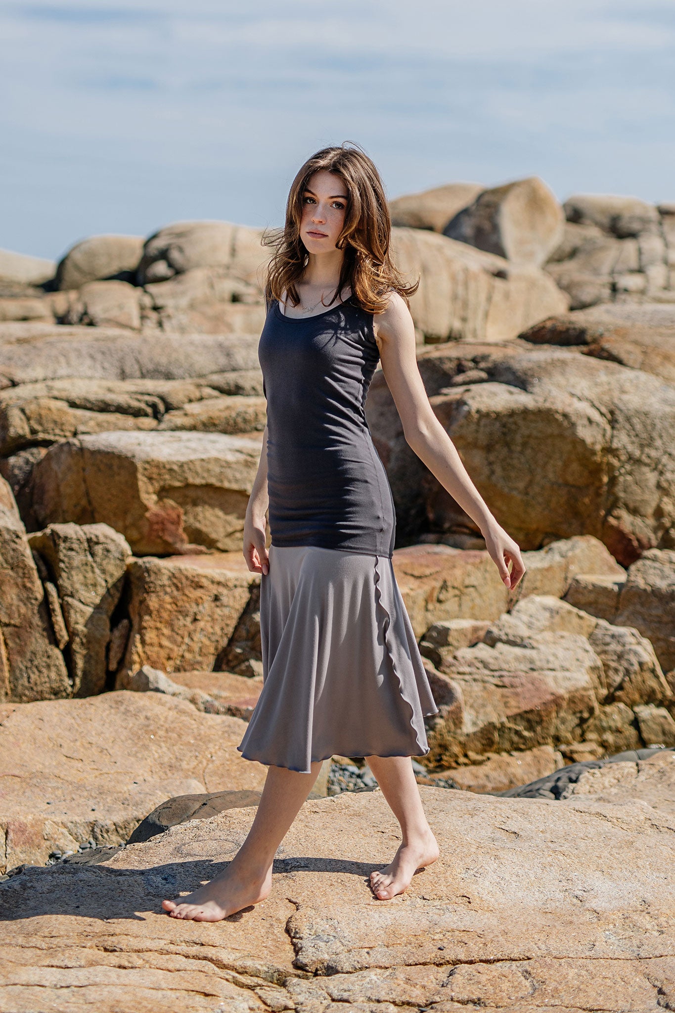 suger® core essential tank in carbon + moon lady flirt