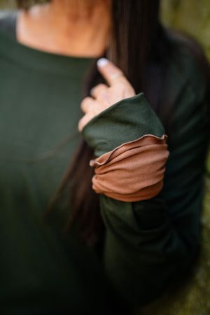 cedar band around wrist