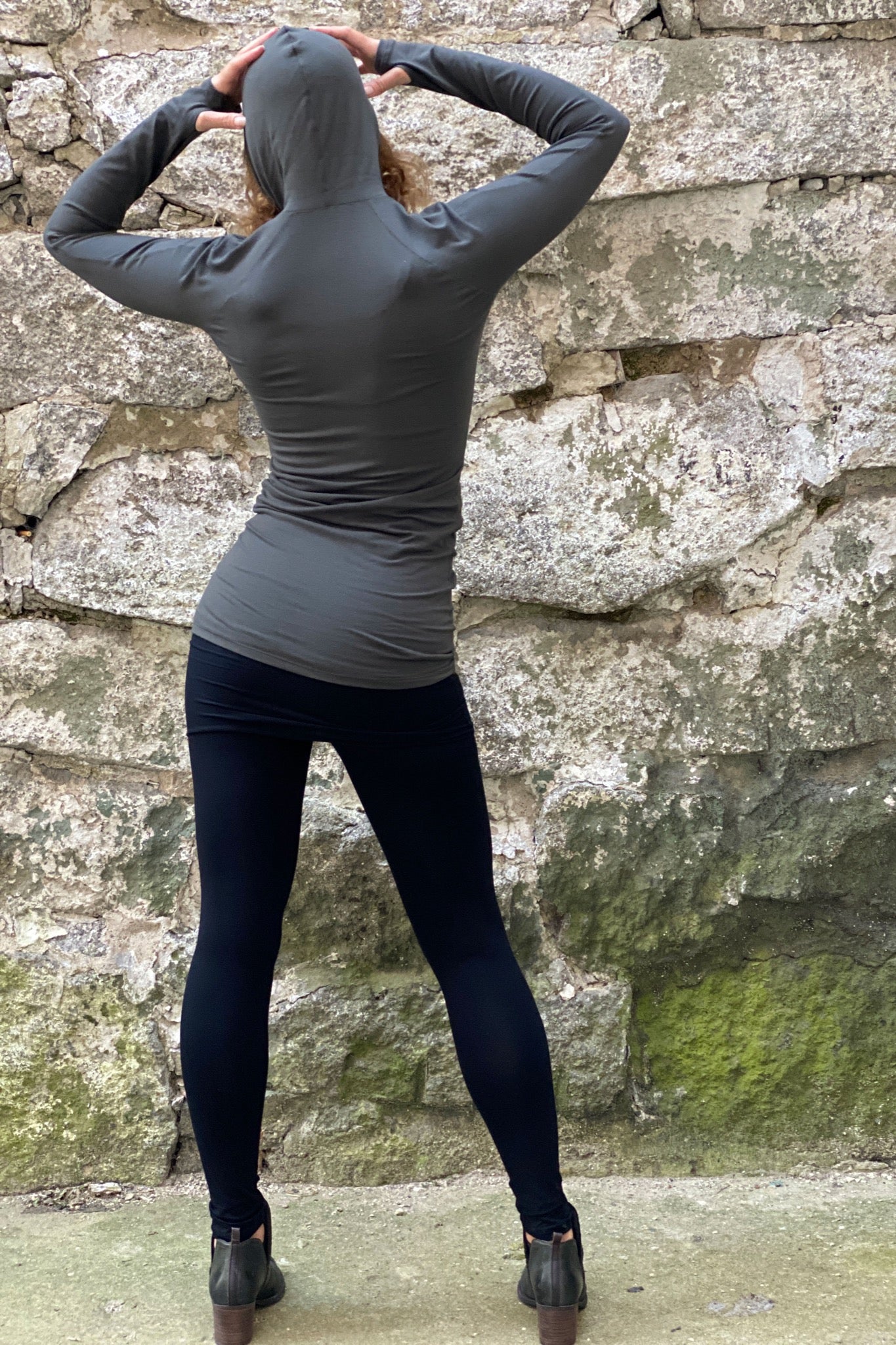 scuba hooded ski tunic