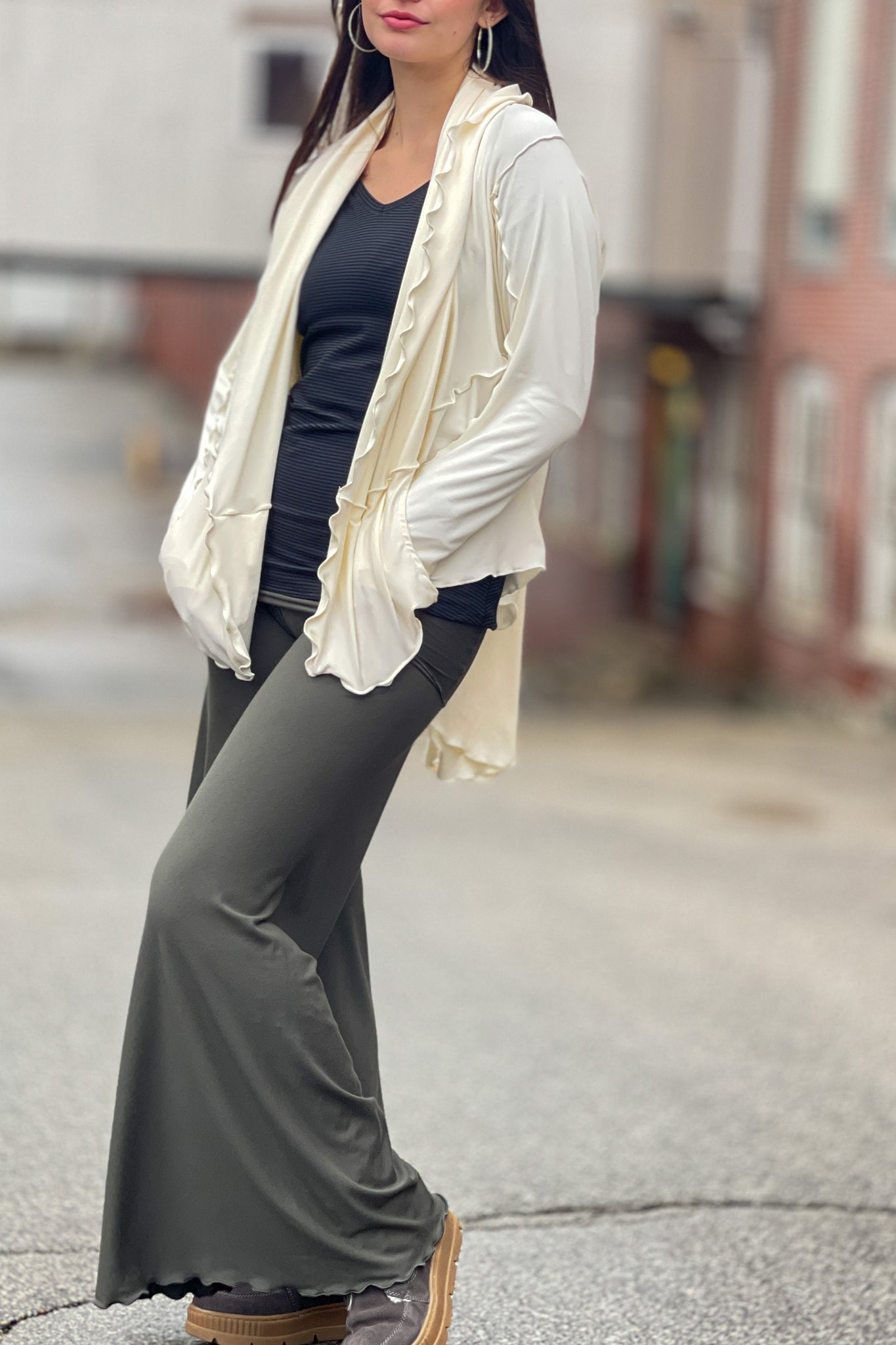 combinaison à jambe large SWIRLSUIT douce