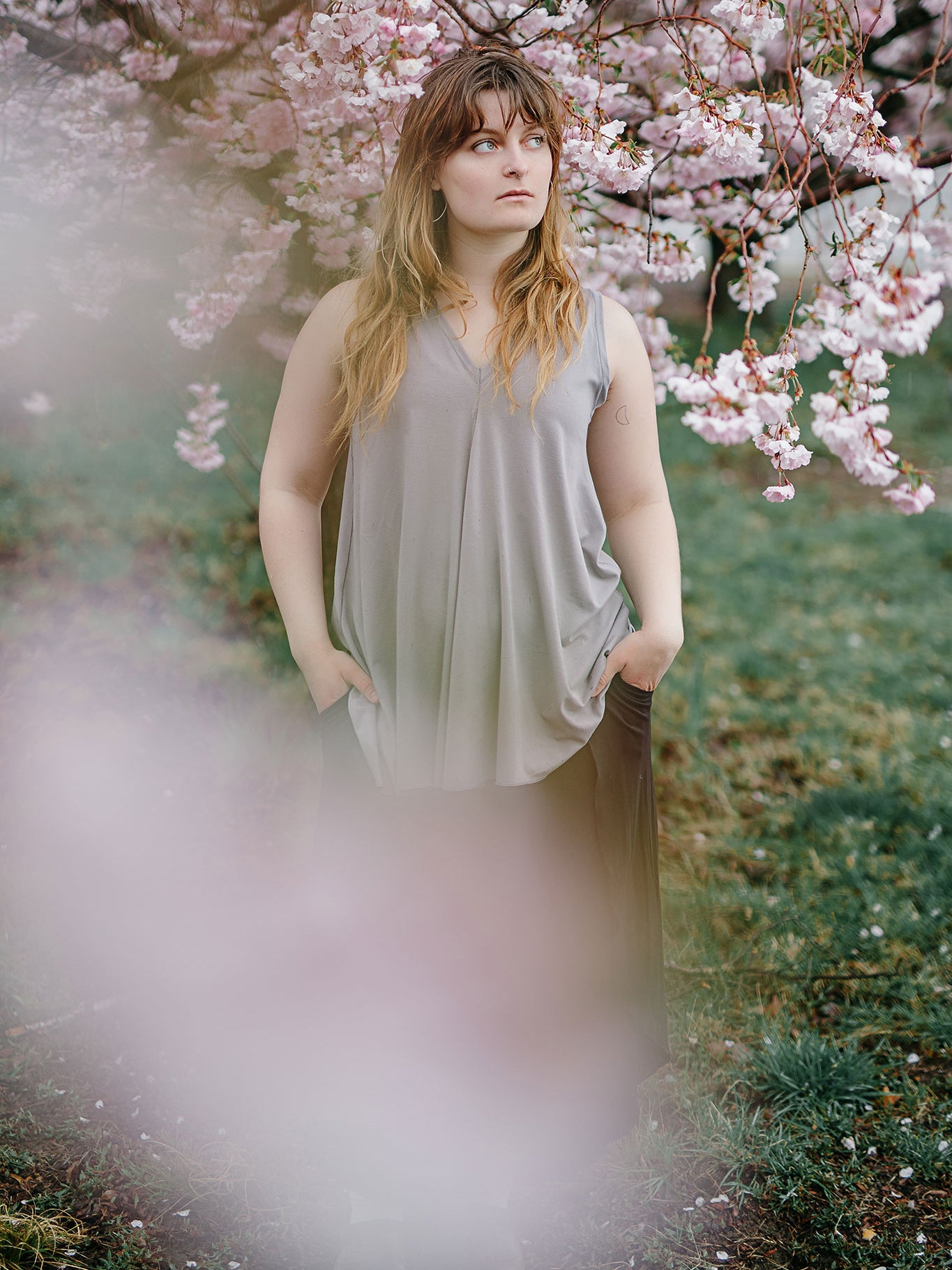 daisy tunic tank in moon