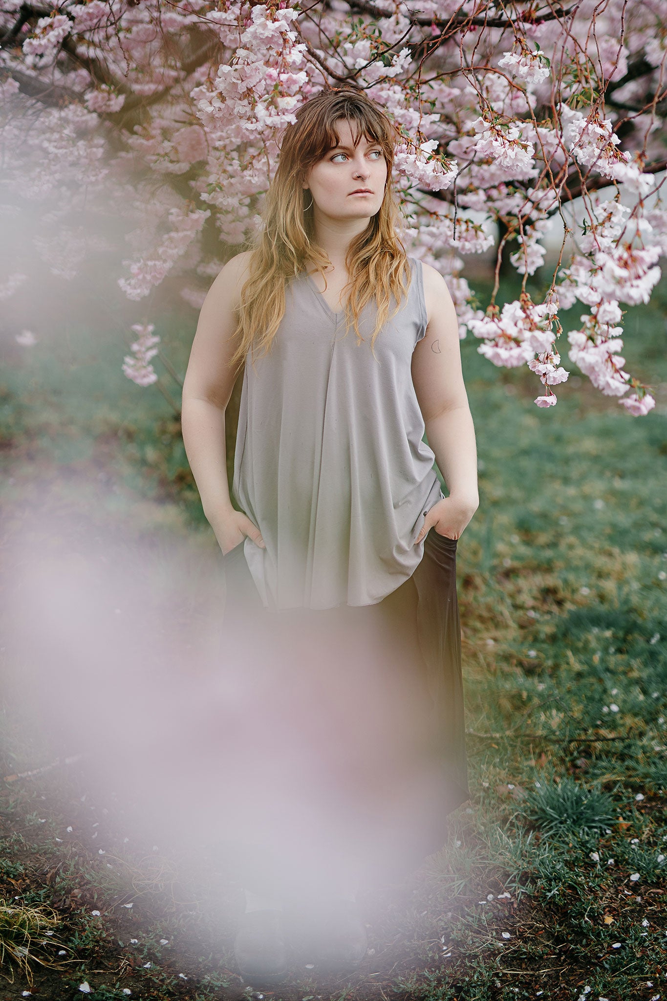 daisy tunic tank in moon