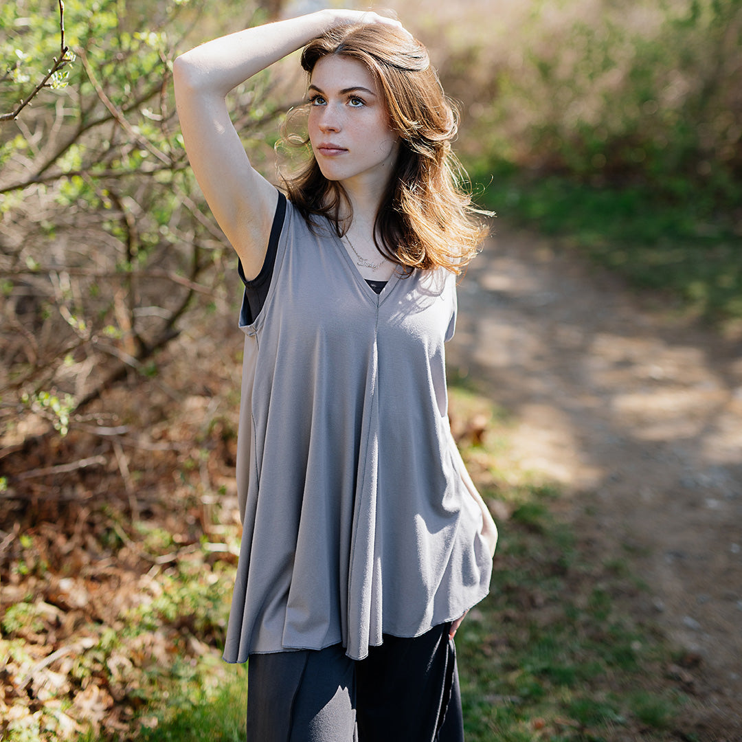 daisy tunic tank in moon 