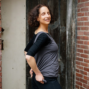 tulip tank in carbon styled over black rose 