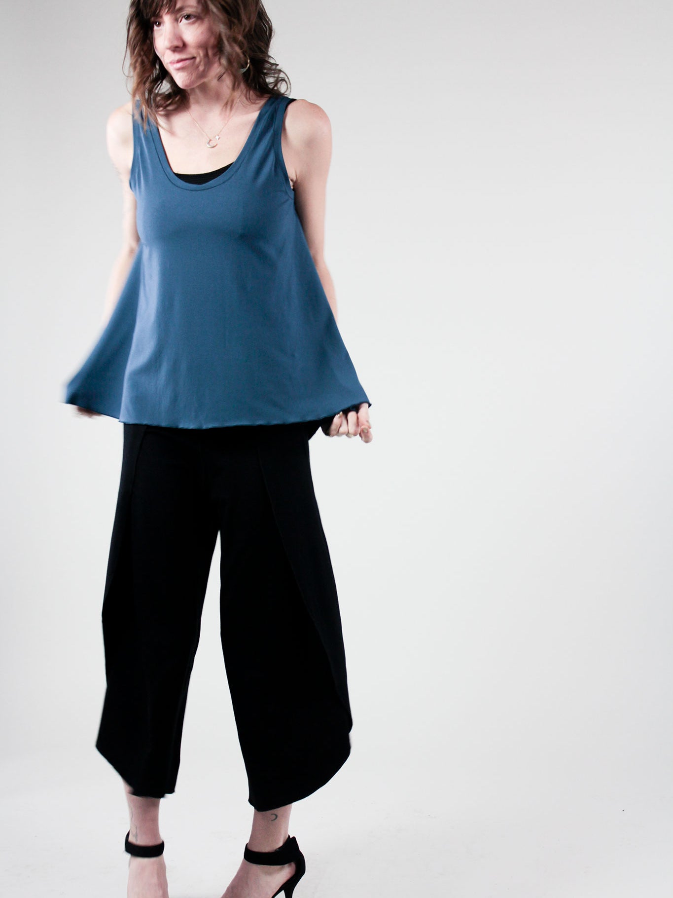 tulip in tissue lake + petal in black