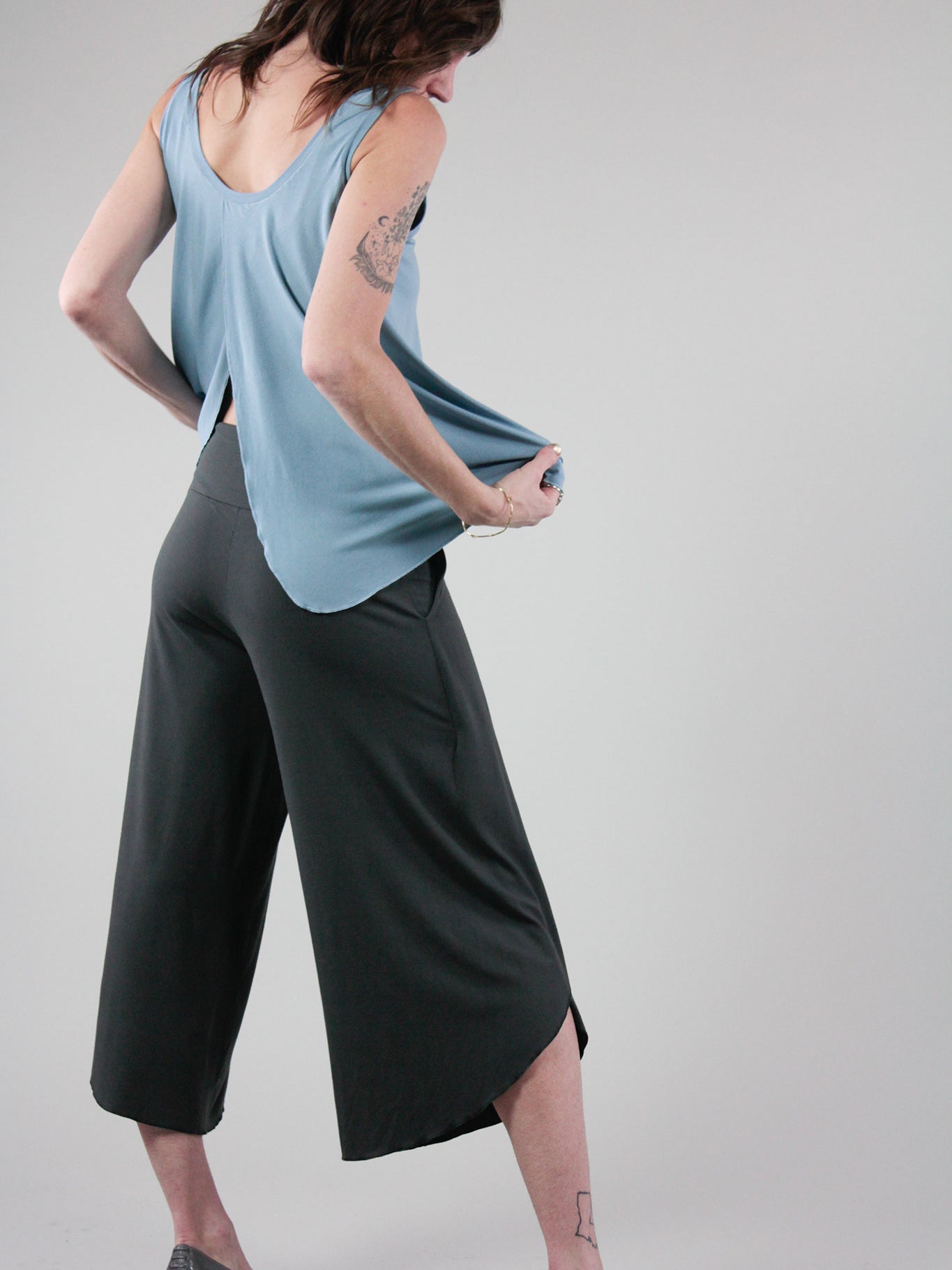 tulip in tissue rain + petal in ore