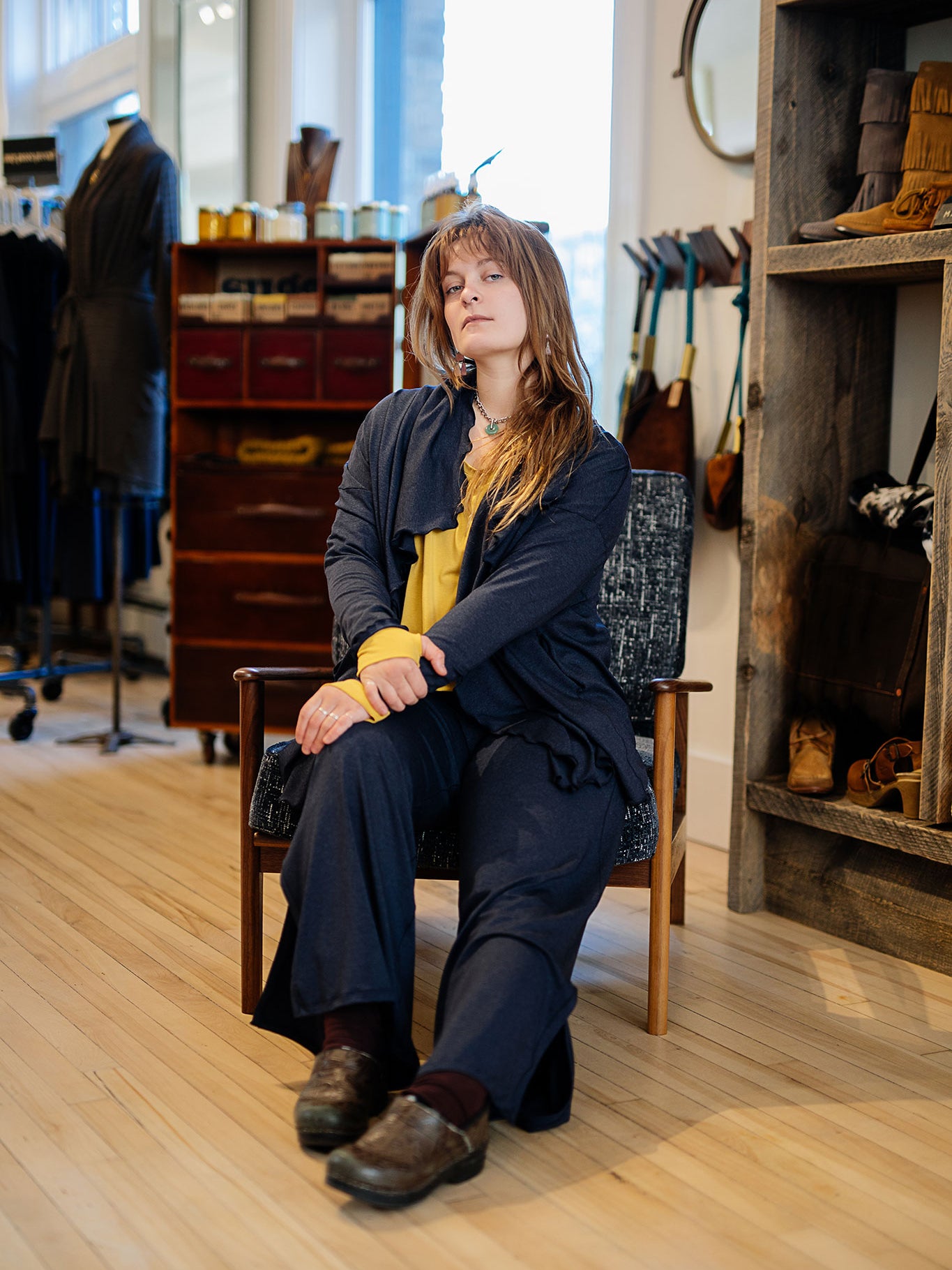 harlow elegant convertible wide leg pant in midnight