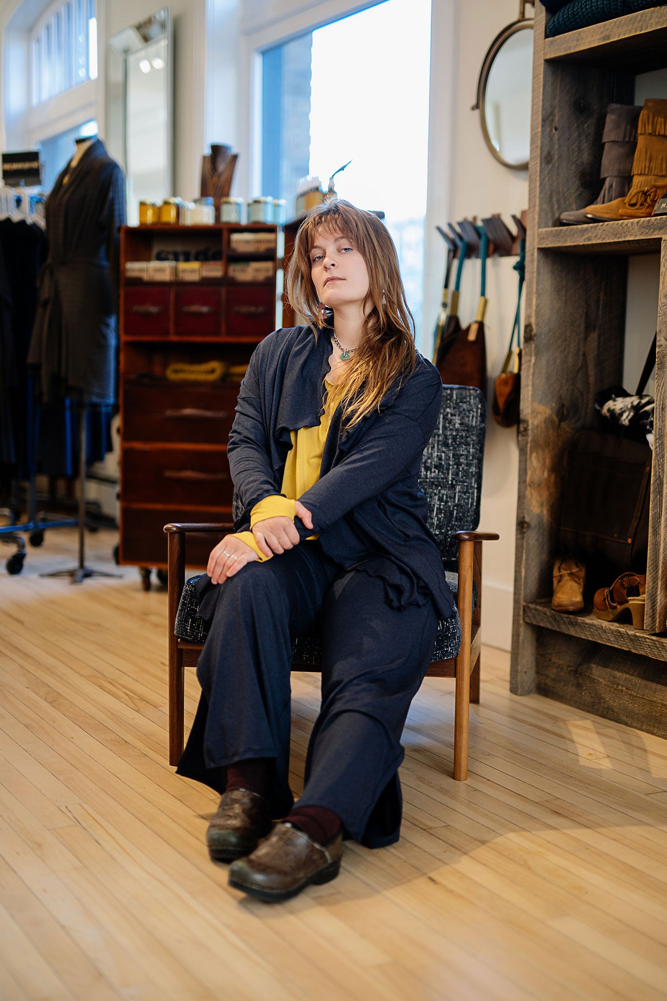 harlow elegant convertible wide leg pant in midnight