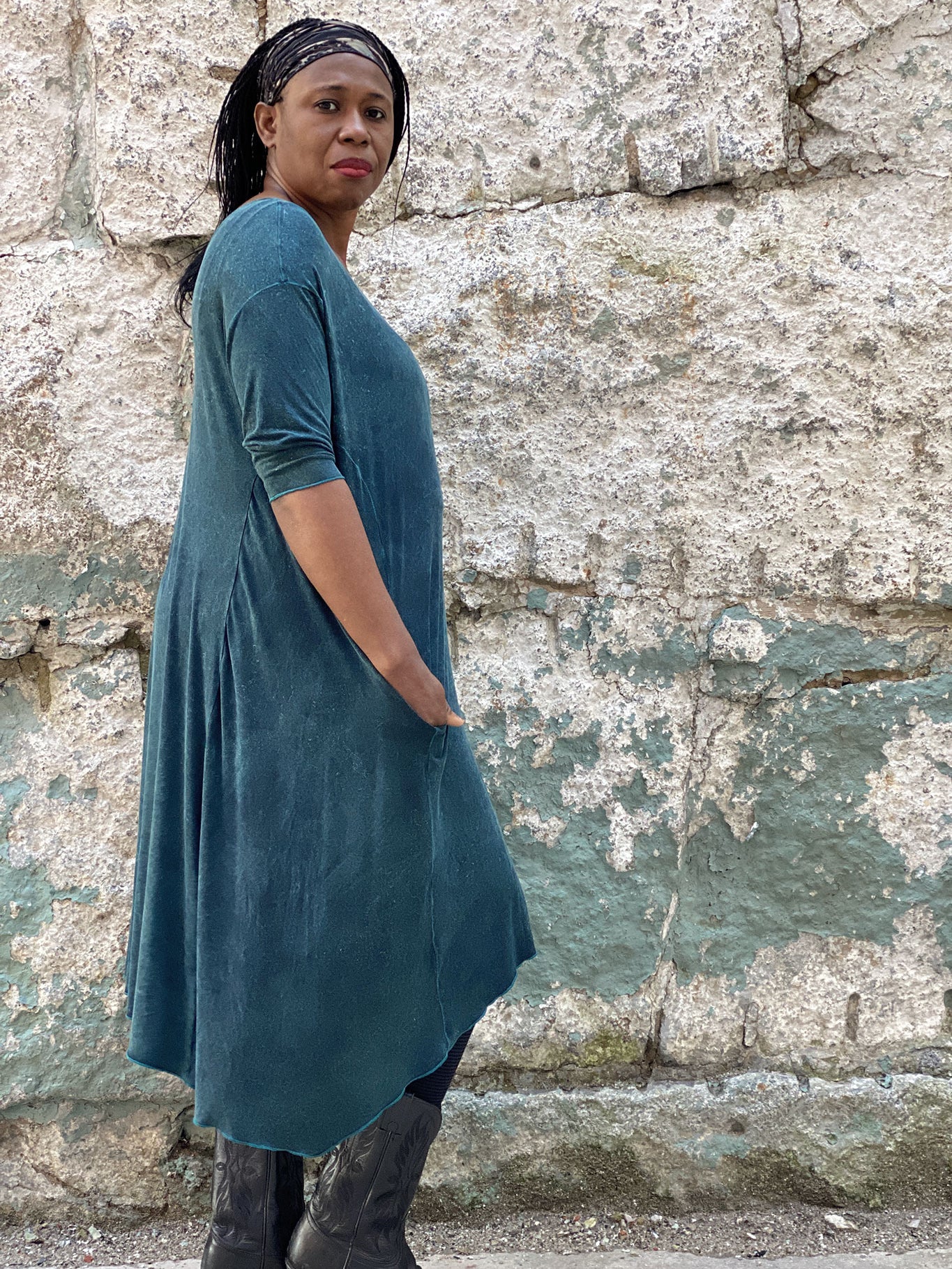 blue mineral tide dress