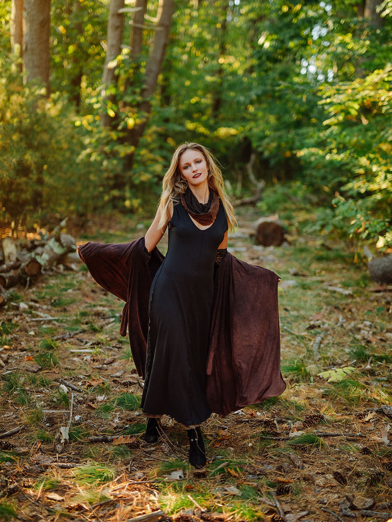 garden coat in lush mineral