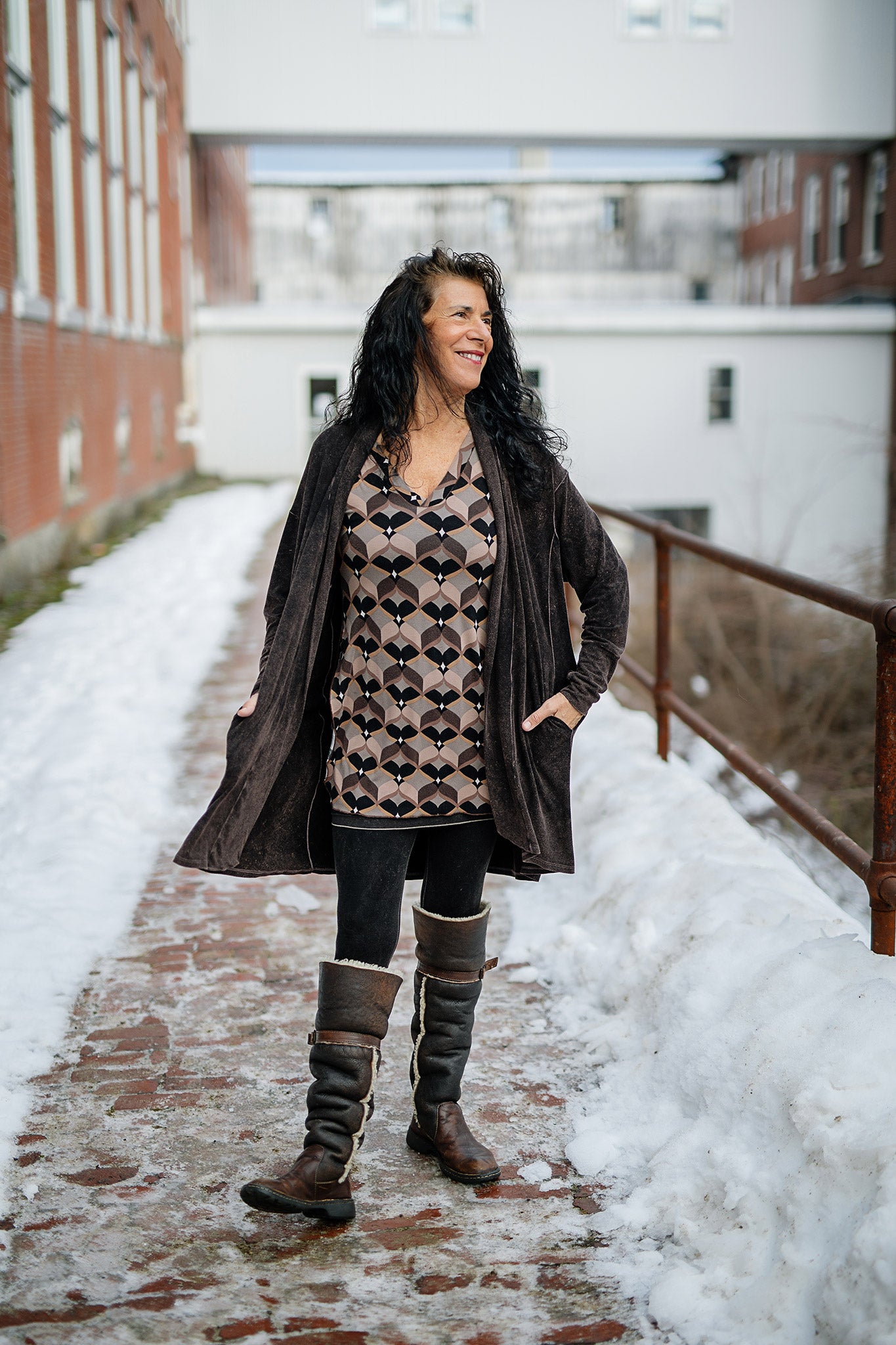 coco blazer in mineral