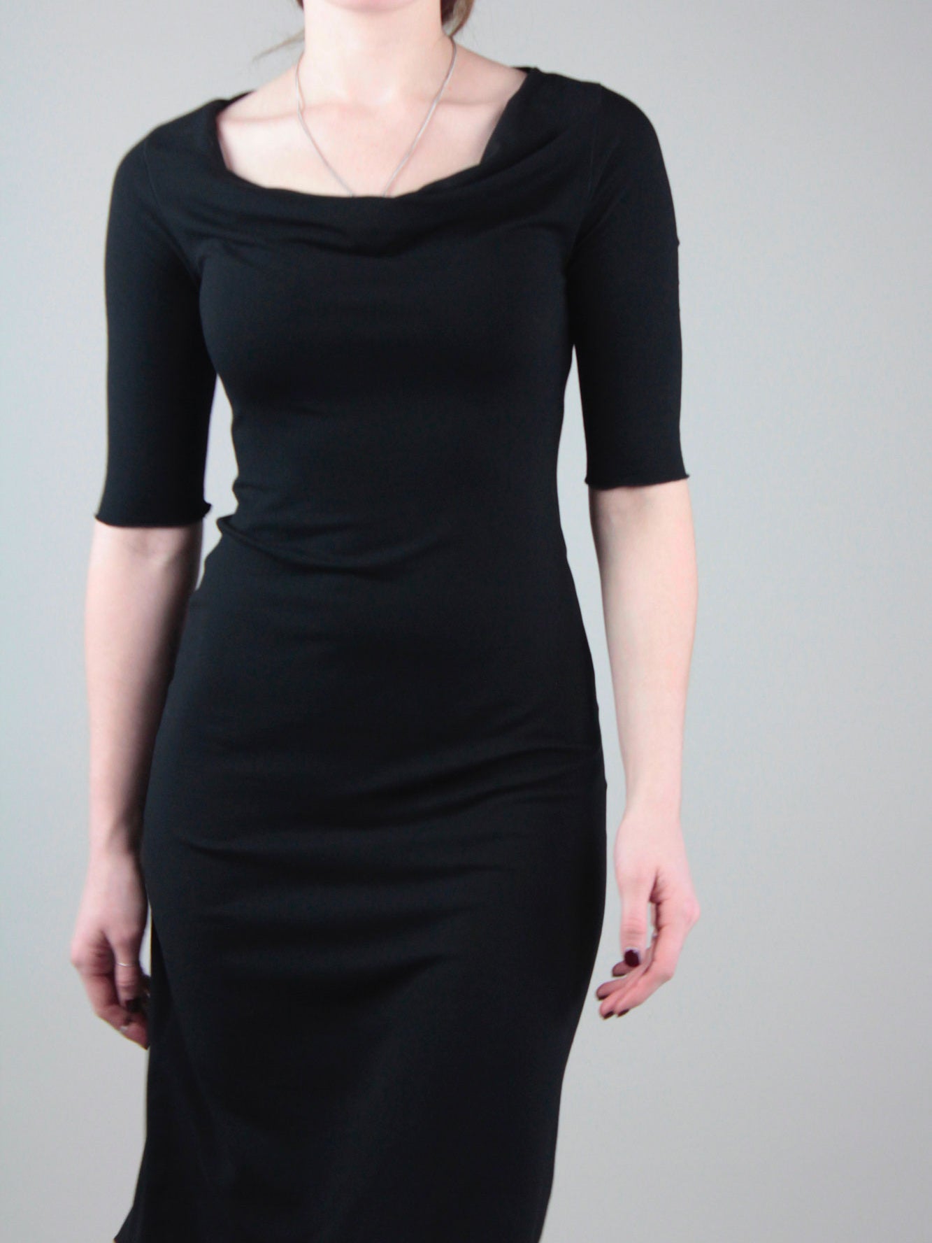 graceful dress in black