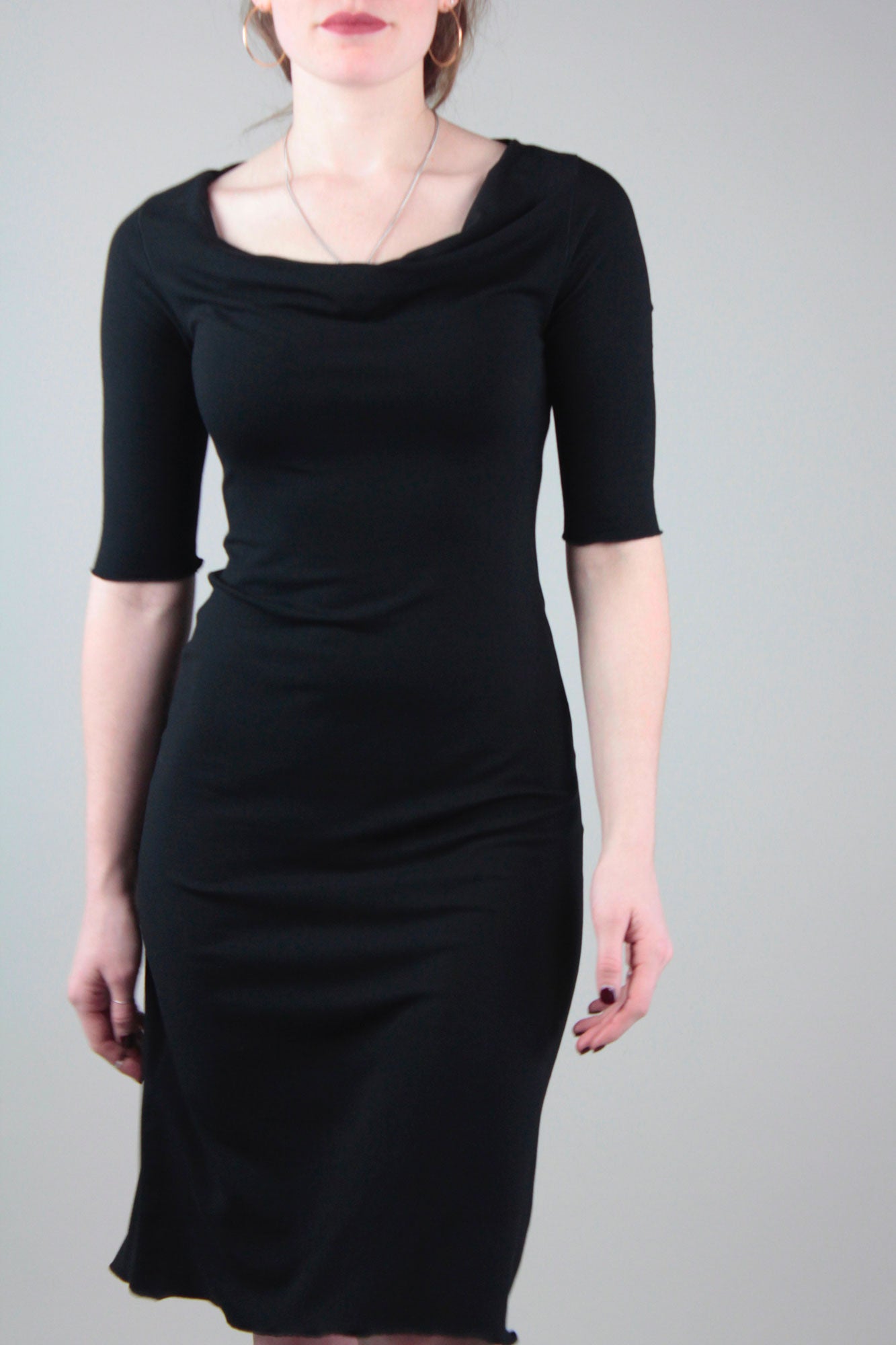 graceful dress in black