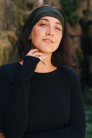 the band in fir as a headband