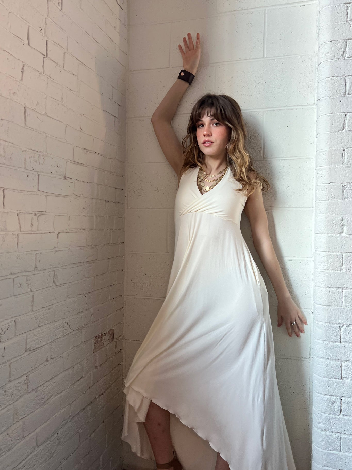 harmony dress in milk