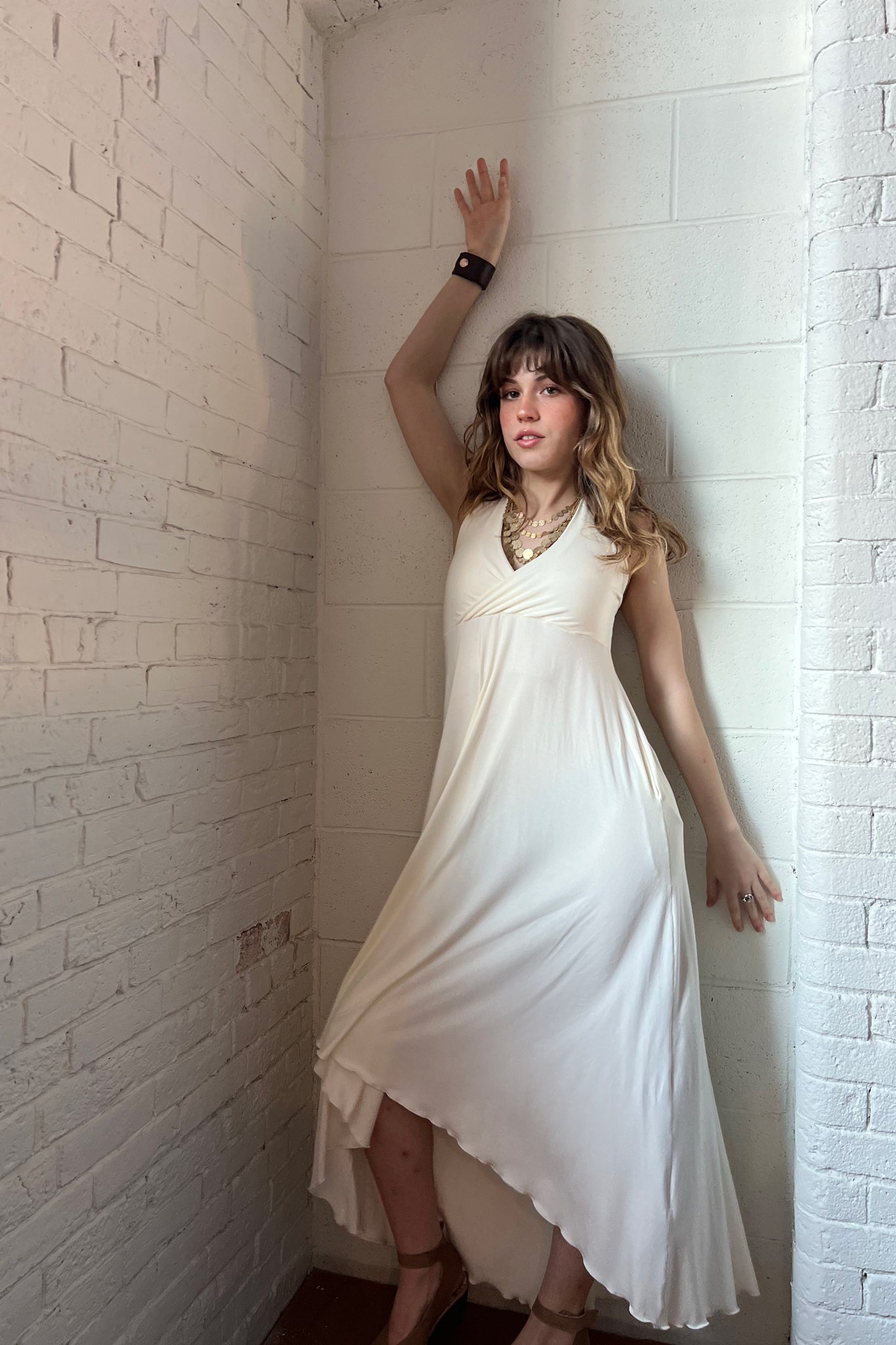 harmony dress in milk