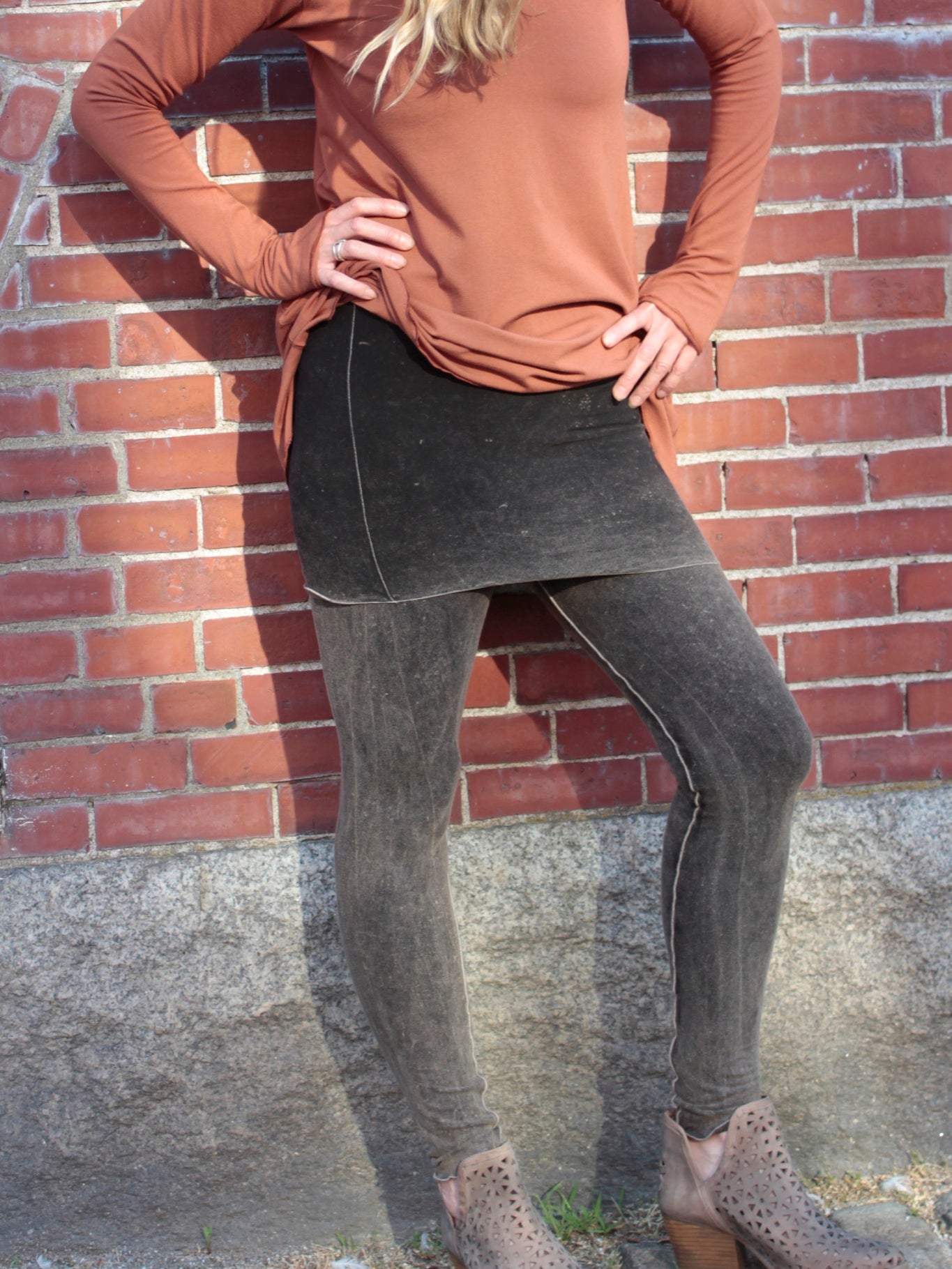 mineral playsuit with our honey vitality top