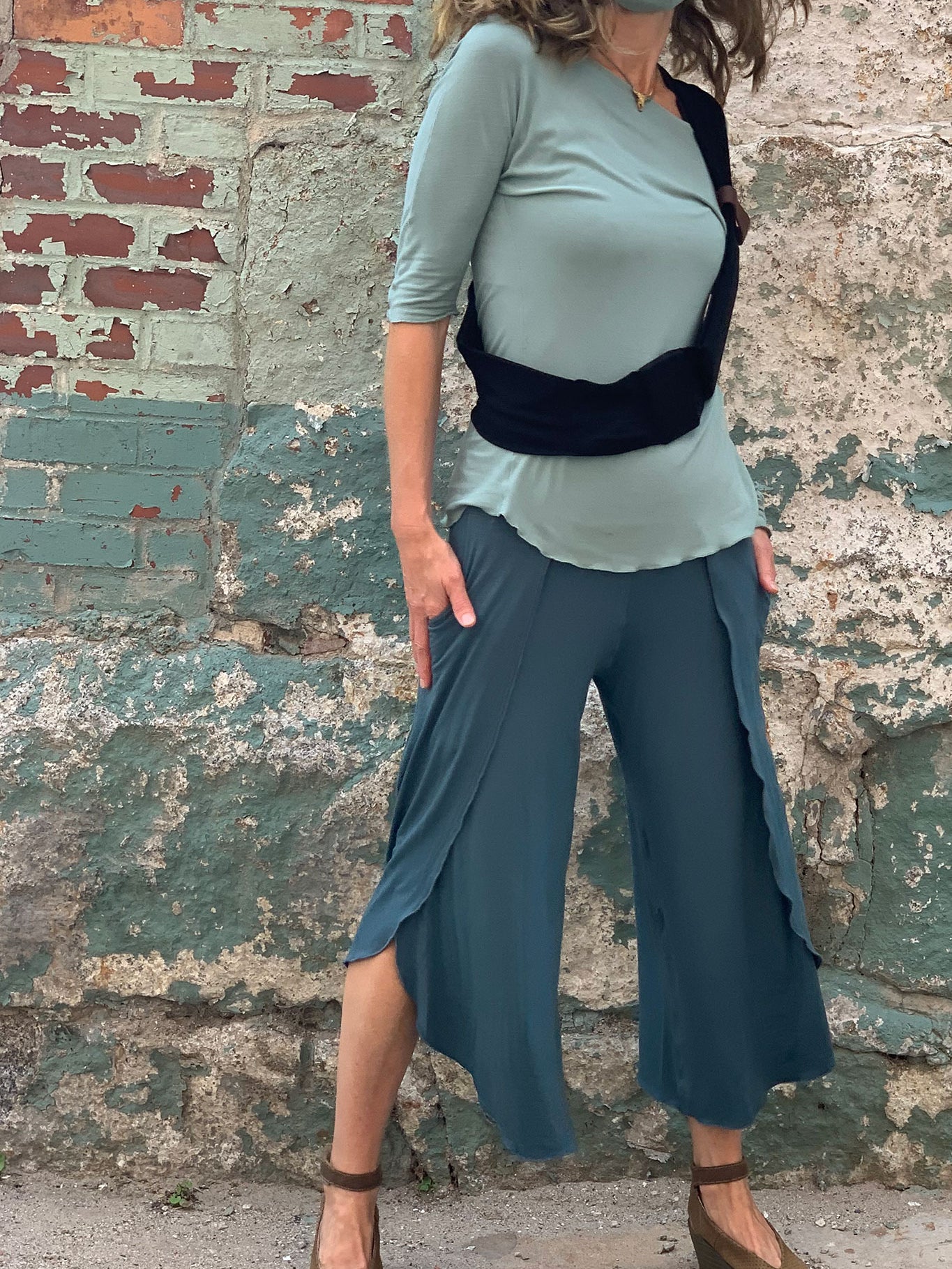 petal pant in ocean + soul sash for all your adventures