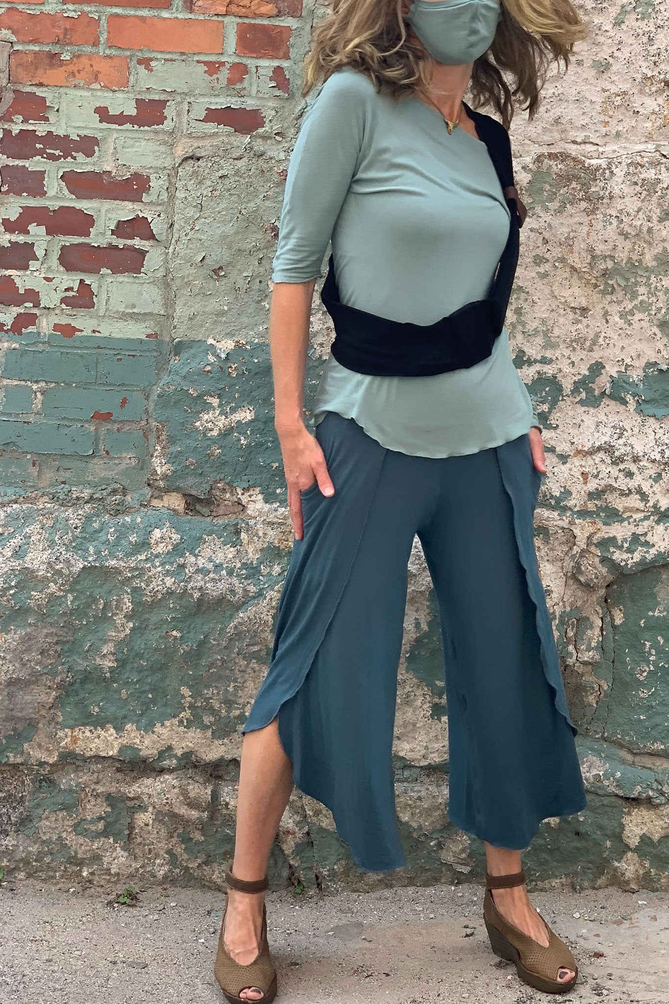 petal pant in ocean + soul sash for all your adventures