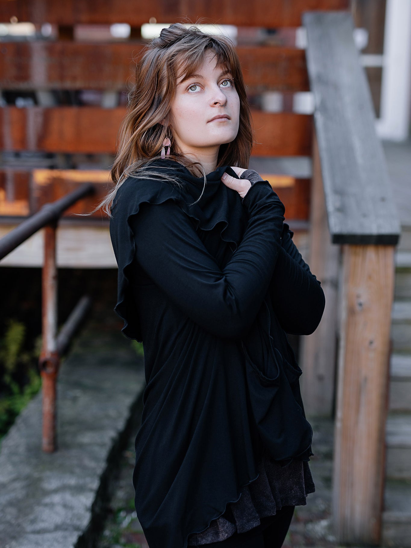 cardi jacket in black