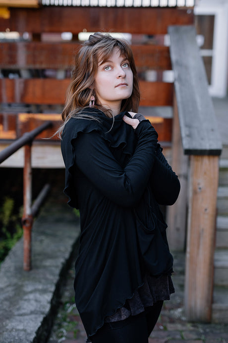 cardi jacket in black