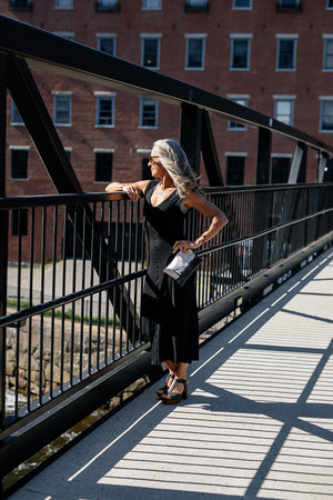 angelrox® goddess dress in black