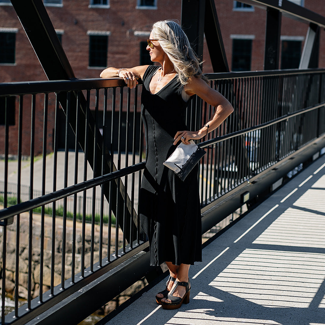 angelrox® goddess dress in black