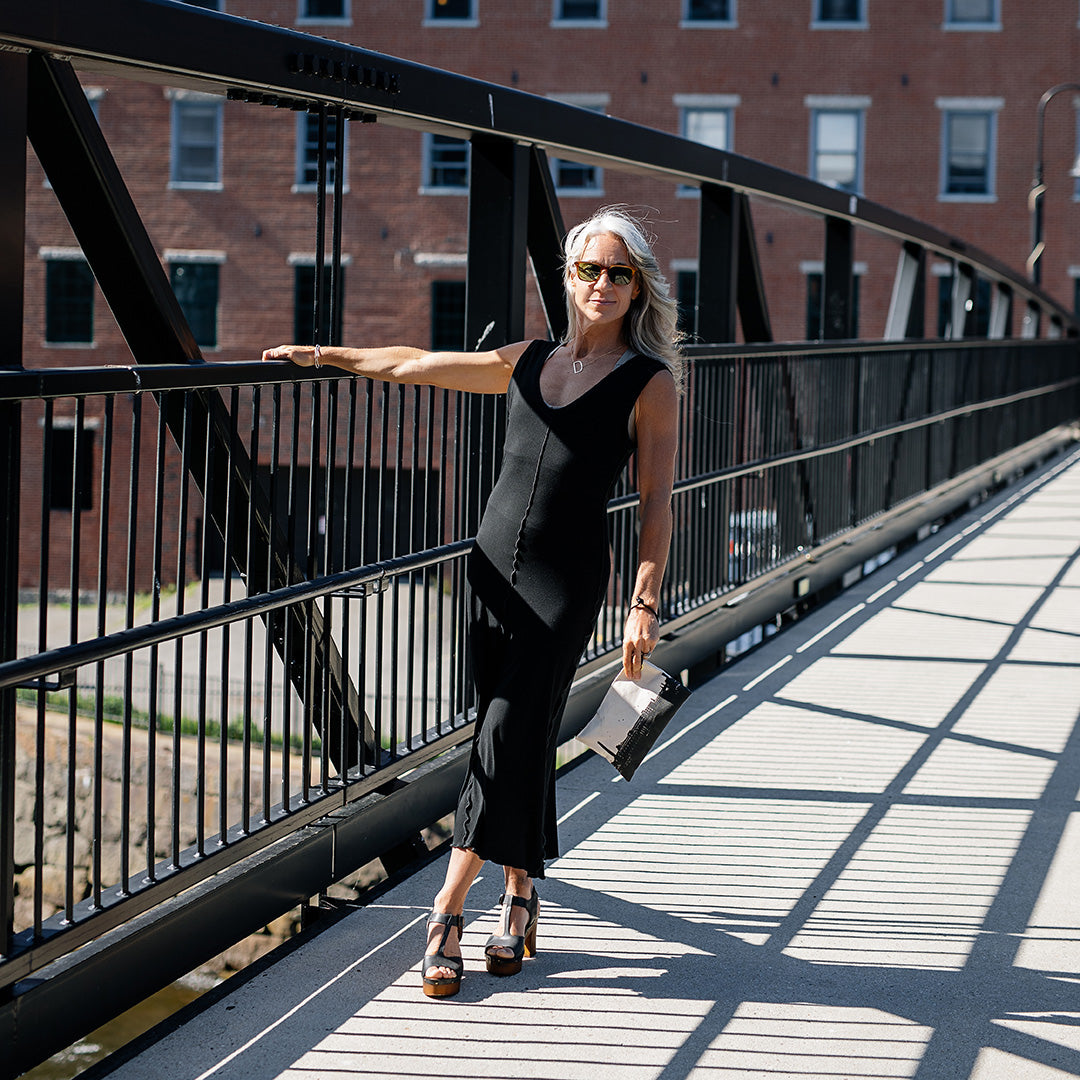 angelrox® goddess dress in black