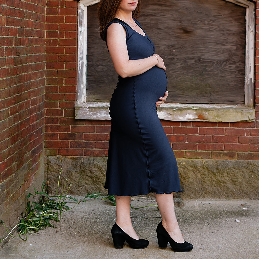 angelrox® goddess dress in navy