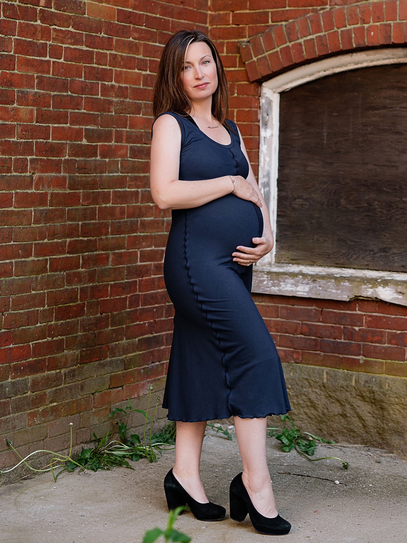 angelrox® goddess dress in navy