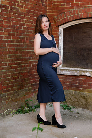 angelrox® goddess dress in navy