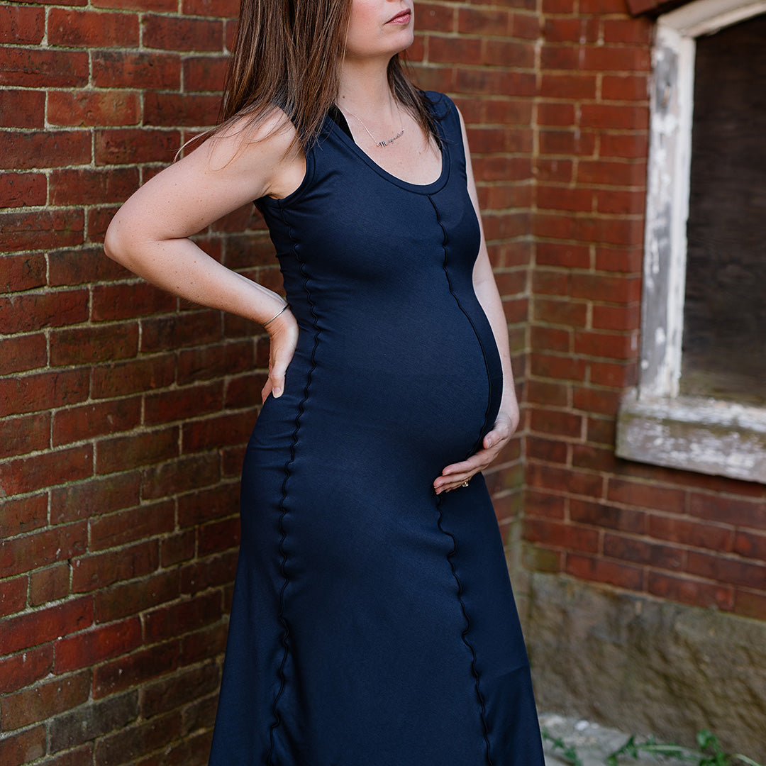 angelrox® goddess dress in navy