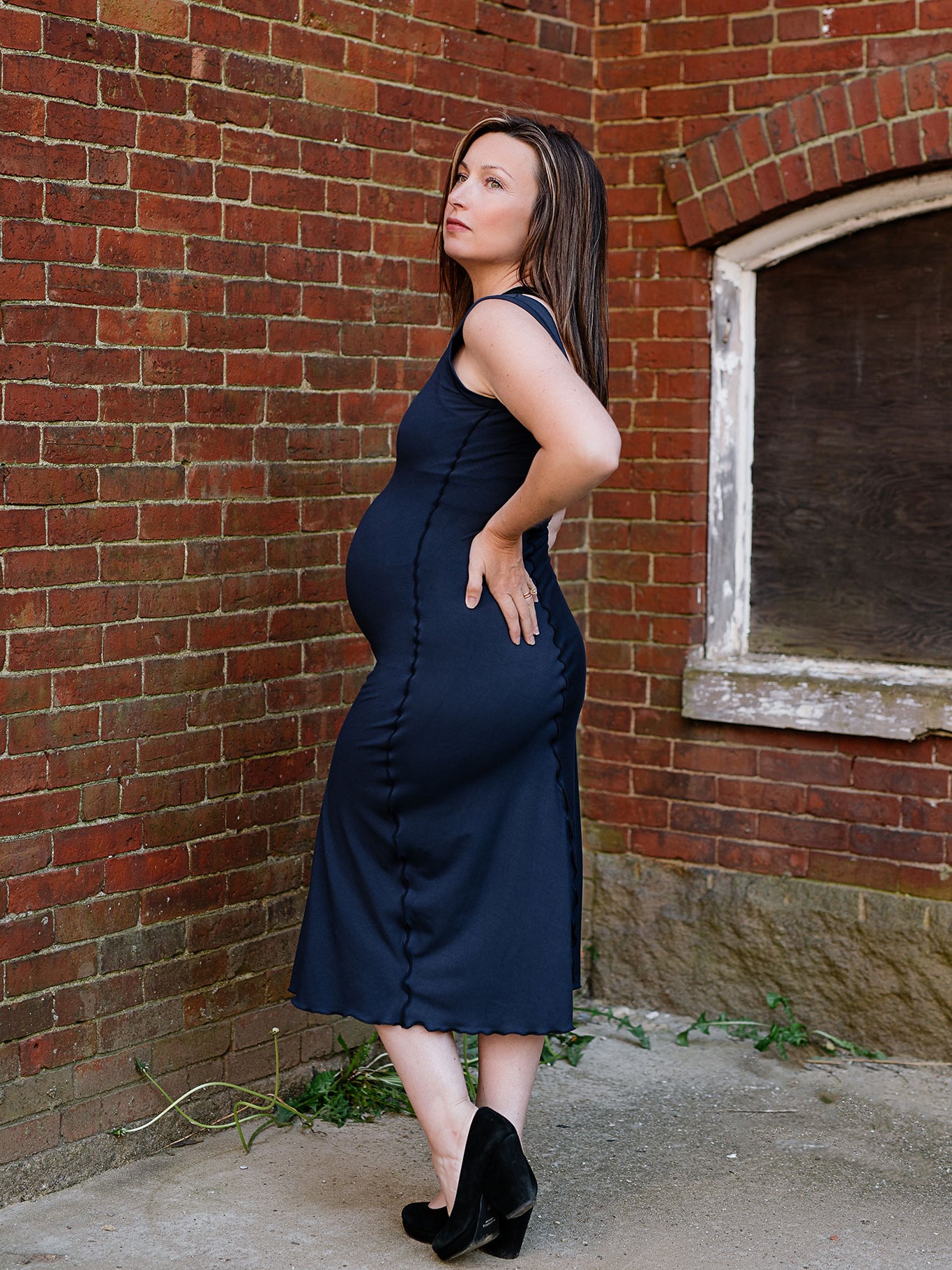 angelrox® goddess dress in navy