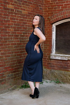 angelrox® goddess dress in navy