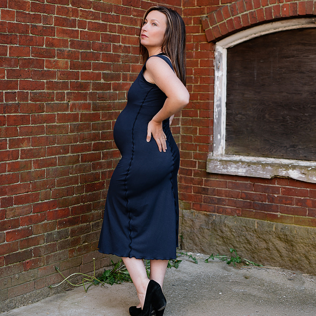 angelrox® goddess dress in mavy