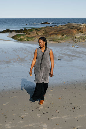 glow dress in black stitch mineral worn over lady flirt in black worn as a skirt