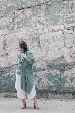 prima in tissue glass + rose in rain + petal pant in white 