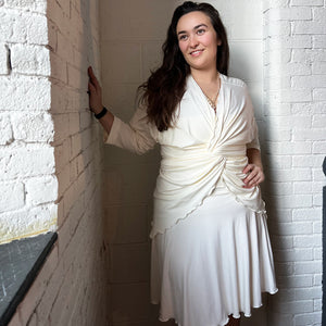 prima wrap jacket in milk